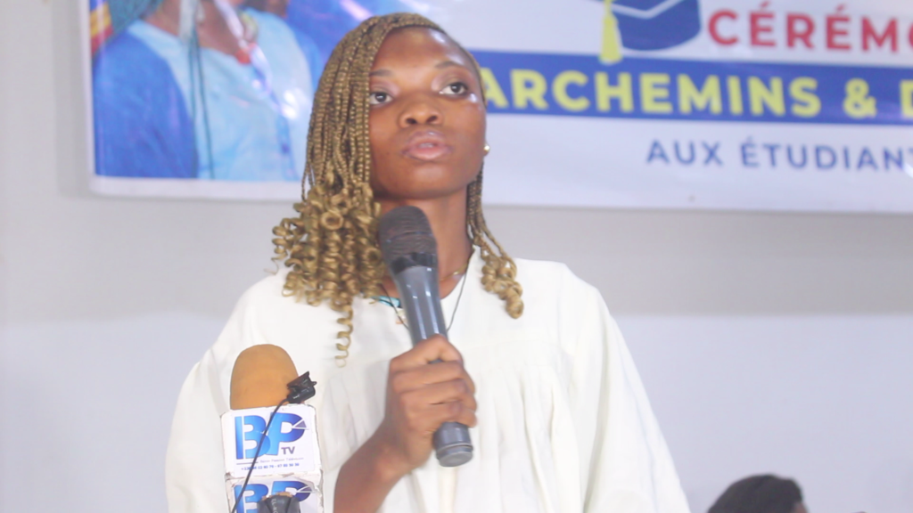 Mathe-Clotilde-Kanze-porte-parole-des-recipiendaires-1024x576 Promotion 2026 de l’IFP Valeur Universelle: 70 jeunes formés pour créer de l’emploi plutôt que d’en chercher